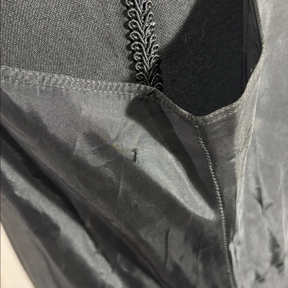 Vintage 40s/50s Black Taffeta Slip - Picture 5 of 7